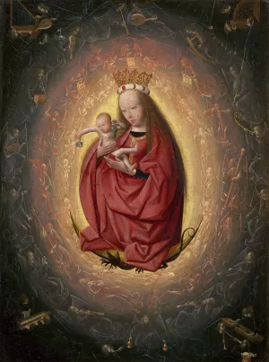 The Glorification of the Virgin by Geertgen Tot Sint Jans Oil Painting