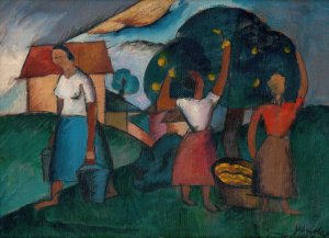 Oberacka by Gejza Schiller Oil Painting