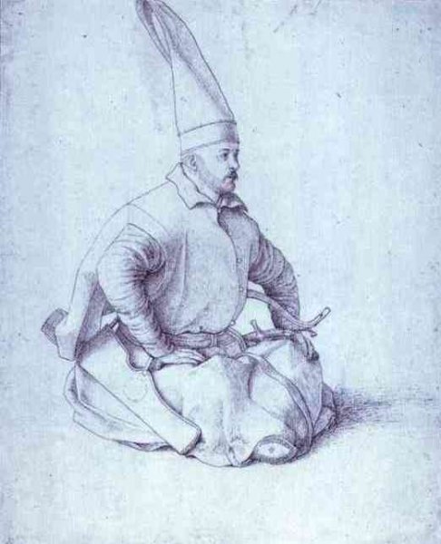 Main Product Photo of A Turkish Janissary Painting by Gentile Bellini