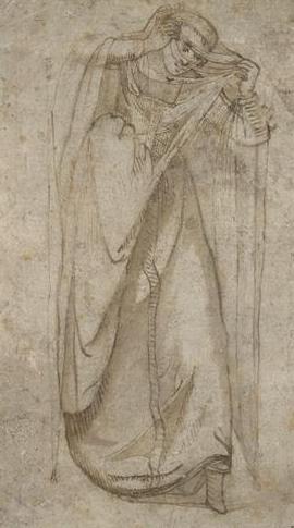 Main Product Photo of Standing Woman Painting by Gentile Bellini