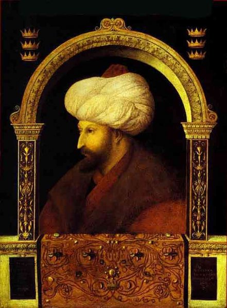 Main Product Photo of Sultan Mehmet II Painting by Gentile Bellini