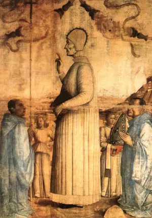 The Blessed Lorenzo Giustiniani painting by Gentile Bellini