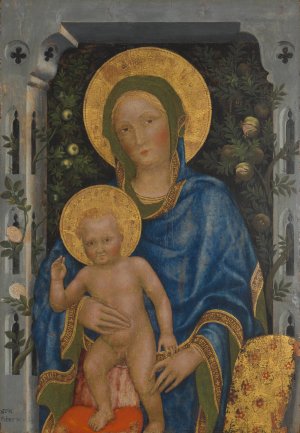 Virgin and Child by Gentile Da Fabriano Oil Painting