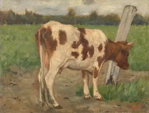 Cow by Geo Poggenbeek Oil Painting