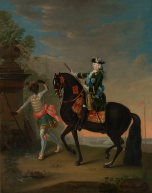 The Empress Elizabeth of Russia by Georg Christoph Grooth Oil Painting