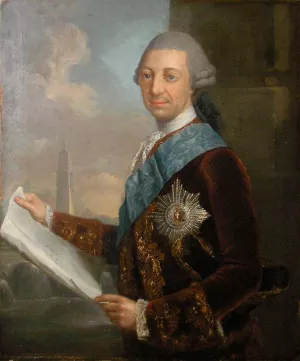 Friedrich der Fromme Oil painting by Georg David Matthieu