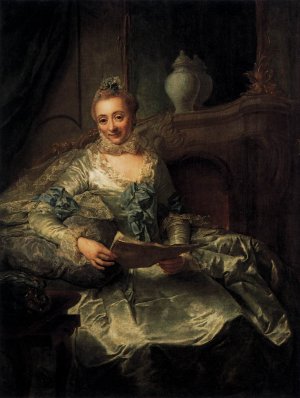 The Wife of Joachim Ulrich Giese by Georg David Matthieu Oil Painting