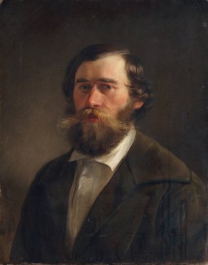 Herrenbildnis by Georg Decker Oil Painting