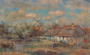 Ein Maitag Oil painting by Georg Flad