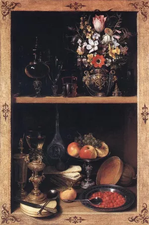 Cupboard painting by Georg Flegel