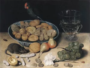Dessert Still-Life by Georg Flegel - Oil Painting Reproduction