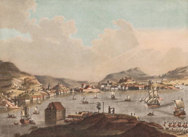 Main Product Photo of La ville de Bergen  Painting by Georg Haas
