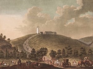 Monument a Strikklestad by Georg Haas Oil Painting