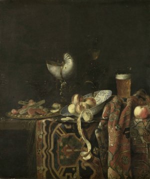 Still Life by Georg Hainz Oil Painting