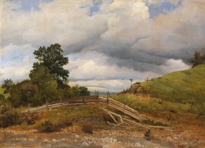Am Chiemsee in Bayern by Georg Heinrich Crola Oil Painting