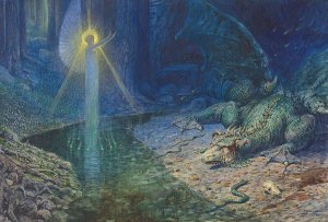 An allegory of power by Georg Janny Oil Painting