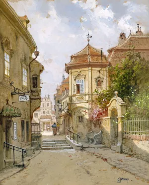 Kleines Stadtpalais by Georg Janny Oil Painting
