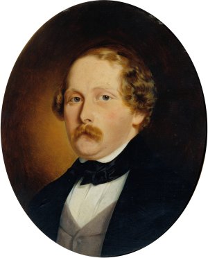Alexander Anschutz by Georg Koberwein Oil Painting