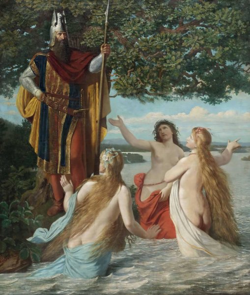 Main Product Photo of Hagen Bei Den Drei RheintOchtern Painting by Georg Kugler