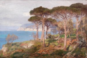 Meereskuste by Georg Macco Oil Painting