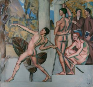 Mens sana in corpore sano by Georg Pauli Oil Painting