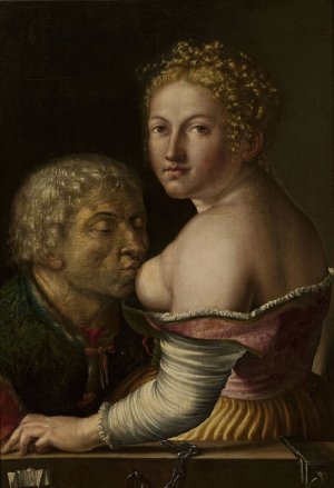Caritas Romana by Georg Pencz Oil Painting