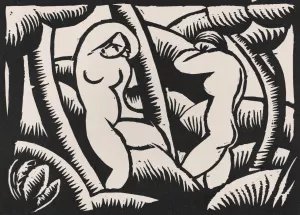 Nude IX by Georg Schrimpf Oil Painting