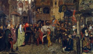 The Entry of Sten Sture the Elder into Stockholm by Georg Von Rosen Oil Painting