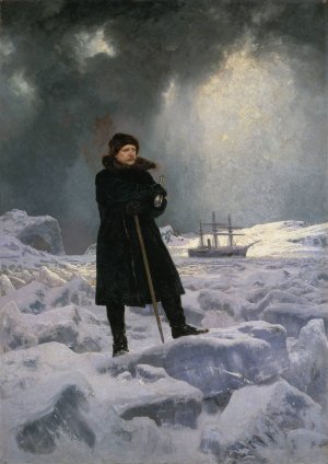 The Explorer A.E. Nordenskiold by Georg Von Rosen Oil Painting