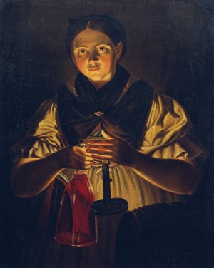 Anna Schaffenrath by Georg Wachter Oil Painting
