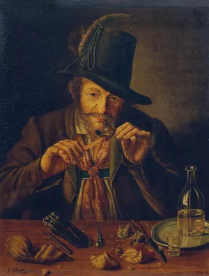 Baldhauser Schandl Oil painting by Georg Wachter