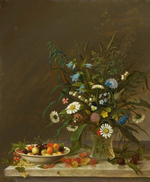 Field Flowers by George A. Beigel Oil Painting
