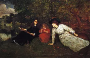Cupid's Arrow Oil painting by George Adolphus Storey