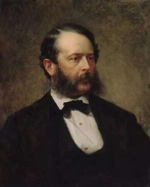 John F. Kensett by George Augustus Baker Oil Painting
