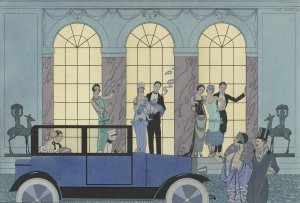 Au Revoir by George Barbier Oil Painting