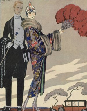 Evening Attire by George Barbier Oil Painting