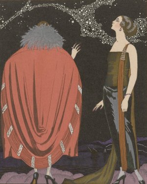 Evening Attire by George Barbier Oil Painting