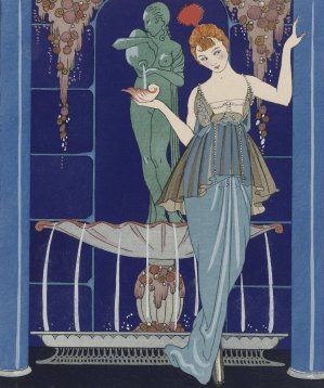 Evening Attire by George Barbier Oil Painting