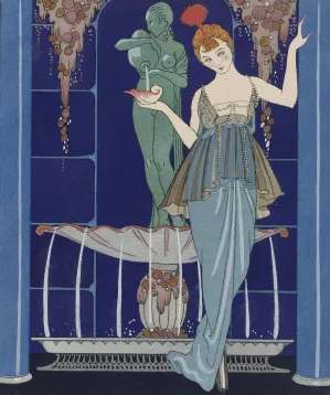 Evening Attire by George Barbier Oil Painting