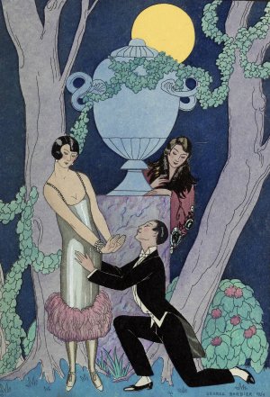 Falbalas et fanfreluches, L'Olsarice by George Barbier Oil Painting