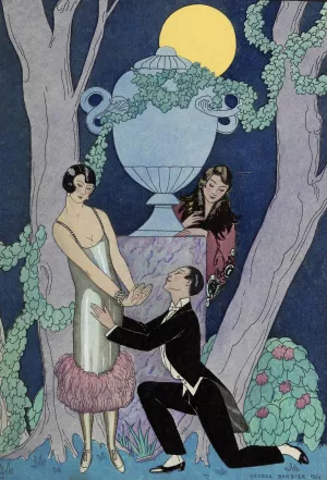 Falbalas et fanfreluches, L'Olsarice Oil painting by George Barbier