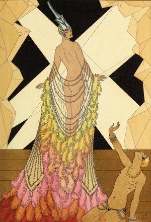Falbalas et fanfreluches, L'Orgueil by George Barbier Oil Painting