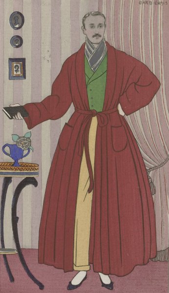 Journal des Dames et des Modes; the Fashion Illustrators by George Barbier - Hand-Painted Oil Painting Reproduction