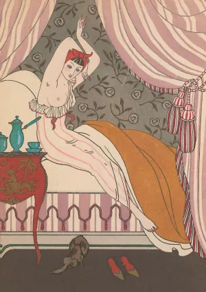 La Belle Matineuse by George Barbier Oil Painting