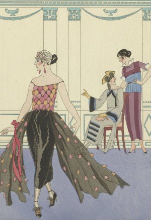 La Toilette Delicieuse by George Barbier Oil Painting