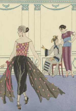 La Toilette Delicieuse by George Barbier Oil Painting