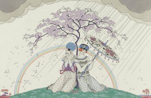 L'Arc-en-Ciel by George Barbier Oil Painting