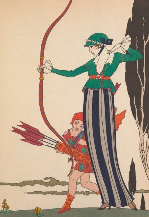 L'Arc Rouge by George Barbier Oil Painting