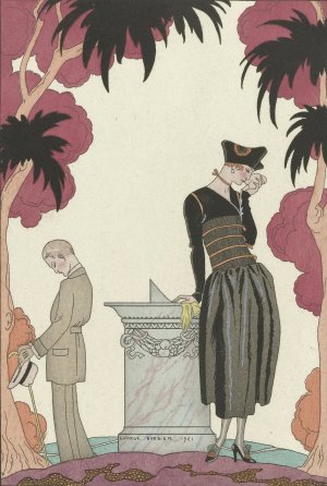 Le Cadran Solaire by George Barbier Oil Painting