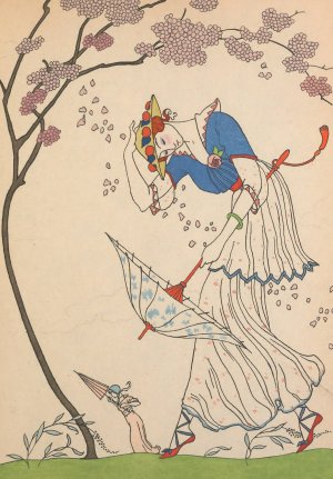 Le Coup de Vent by George Barbier Oil Painting